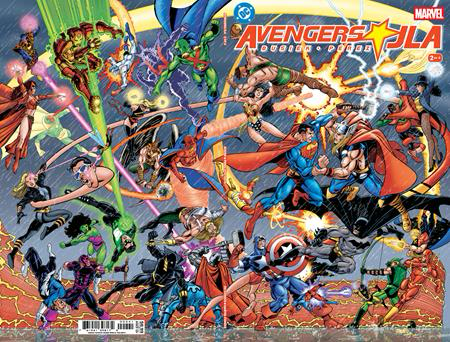 AVENGERS JLA #2 (OF 4) FACSIMILE EDITION CVR D GEORGE PEREZ FOIL VAR (7/1/2026)