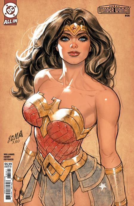WONDER WOMAN #35 CVR B DAVID NAKAYAMA CARD STOCK VAR (7/15/2026)