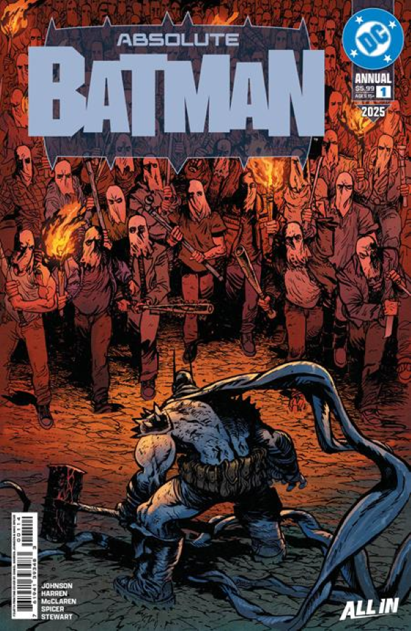 ABSOLUTE BATMAN 2025 ANNUAL #1 (ONE SHOT) Fourth Printing Cvr A Daniel Warren Johnson (9/2/2026)