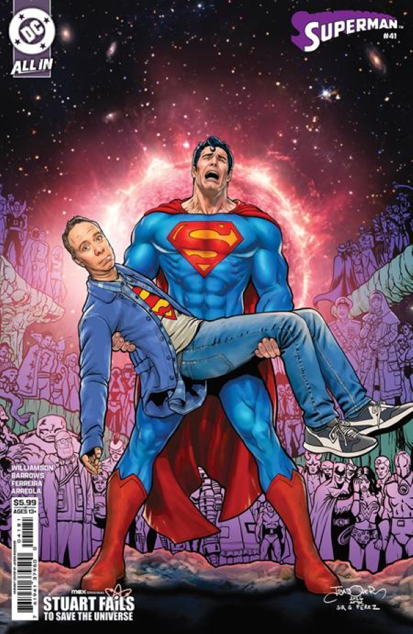 SUPERMAN #41 CVR F JASON BADOWER STUART FAILS TO SAVE THE UNIVERSE CARD STOCK VAR (KINGDOM OF ZOD) (8/26/2026)