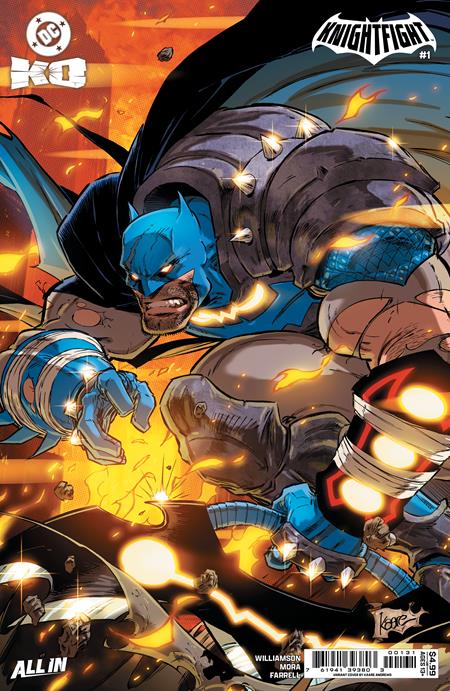 DC K.O. KNIGHTFIGHT #1 (OF 4) CVR C KAARE ANDREWS CARD STOCK VAR (11/5/2025)