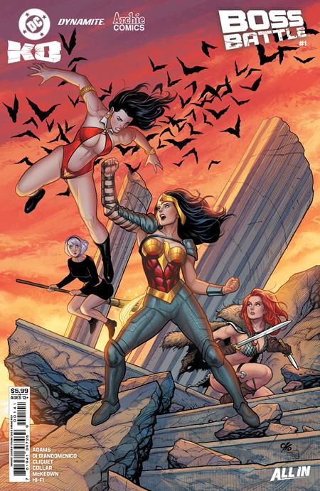 DC K.O. BOSS BATTLE #1 (ONE SHOT) CVR D FRANK CHO CARD STOCK VAR (2/4/2026)