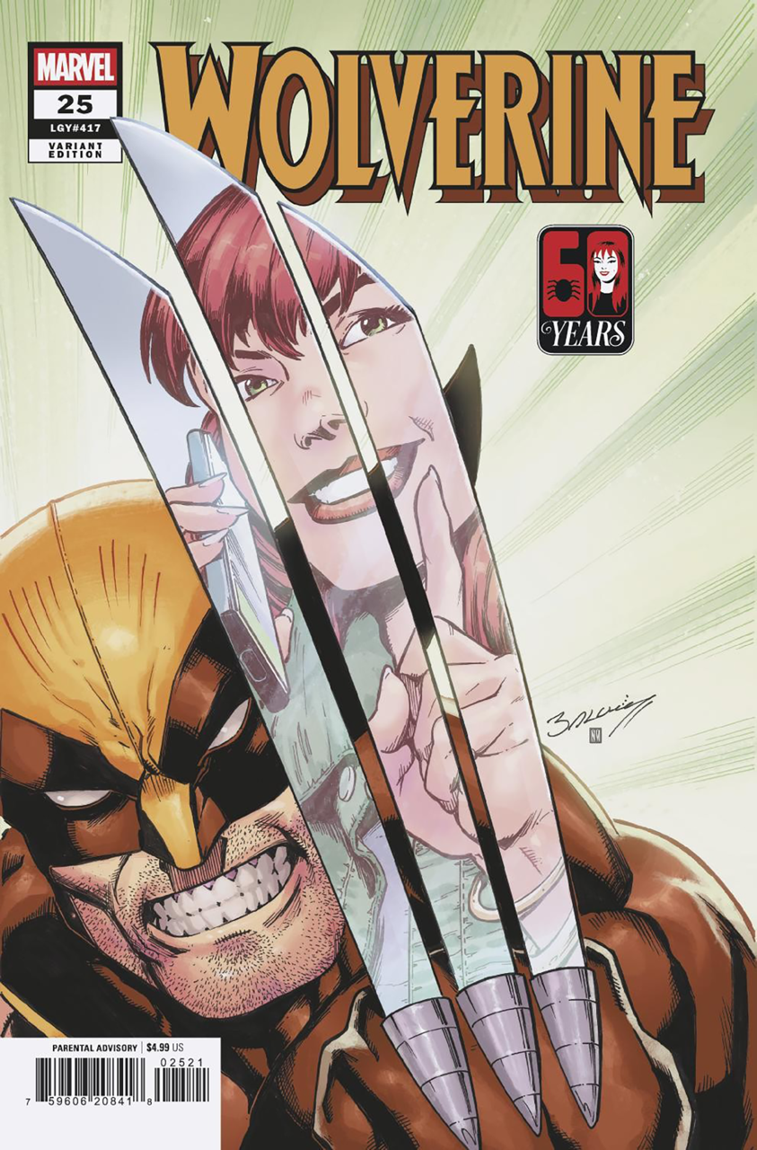 WOLVERINE #25 MARK BAGLEY MARY JANE WATSON VARIANT (8/12/2026)