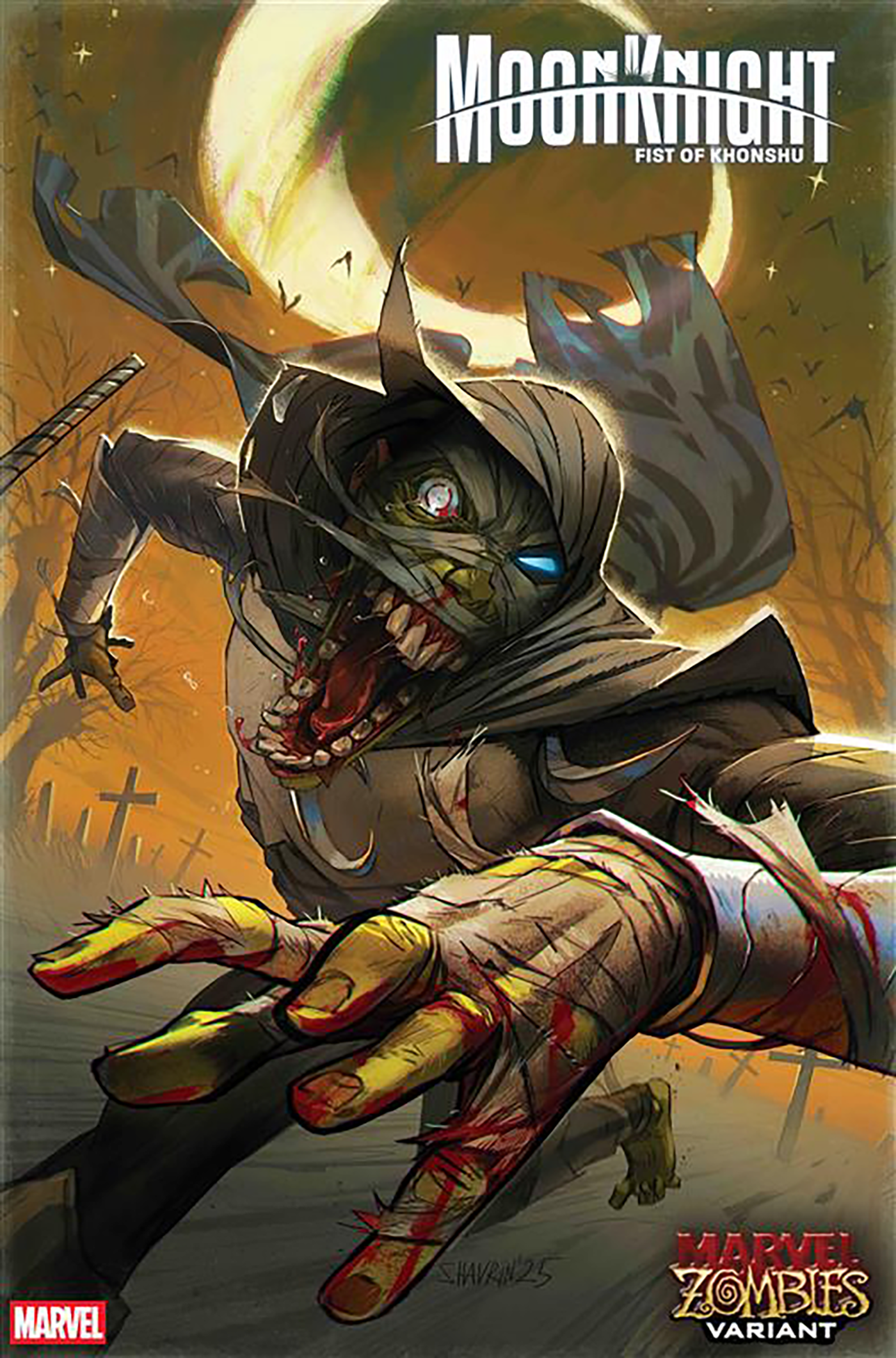 MOON KNIGHT: FIST OF KHONSHU #13 IVAN SHAVRIN MARVEL ZOMBIES VARIANT (10/22/2025)