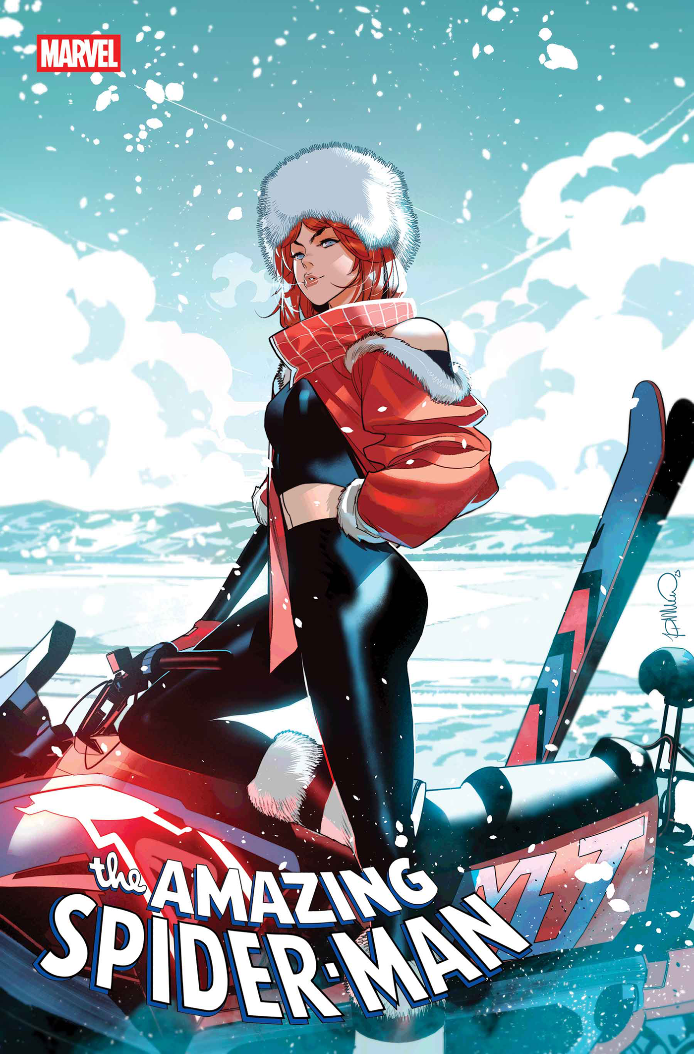 AMAZING SPIDER-MAN #18 SIMONE DI MEO WINTER BREAK VARIANT (12/24/2025)