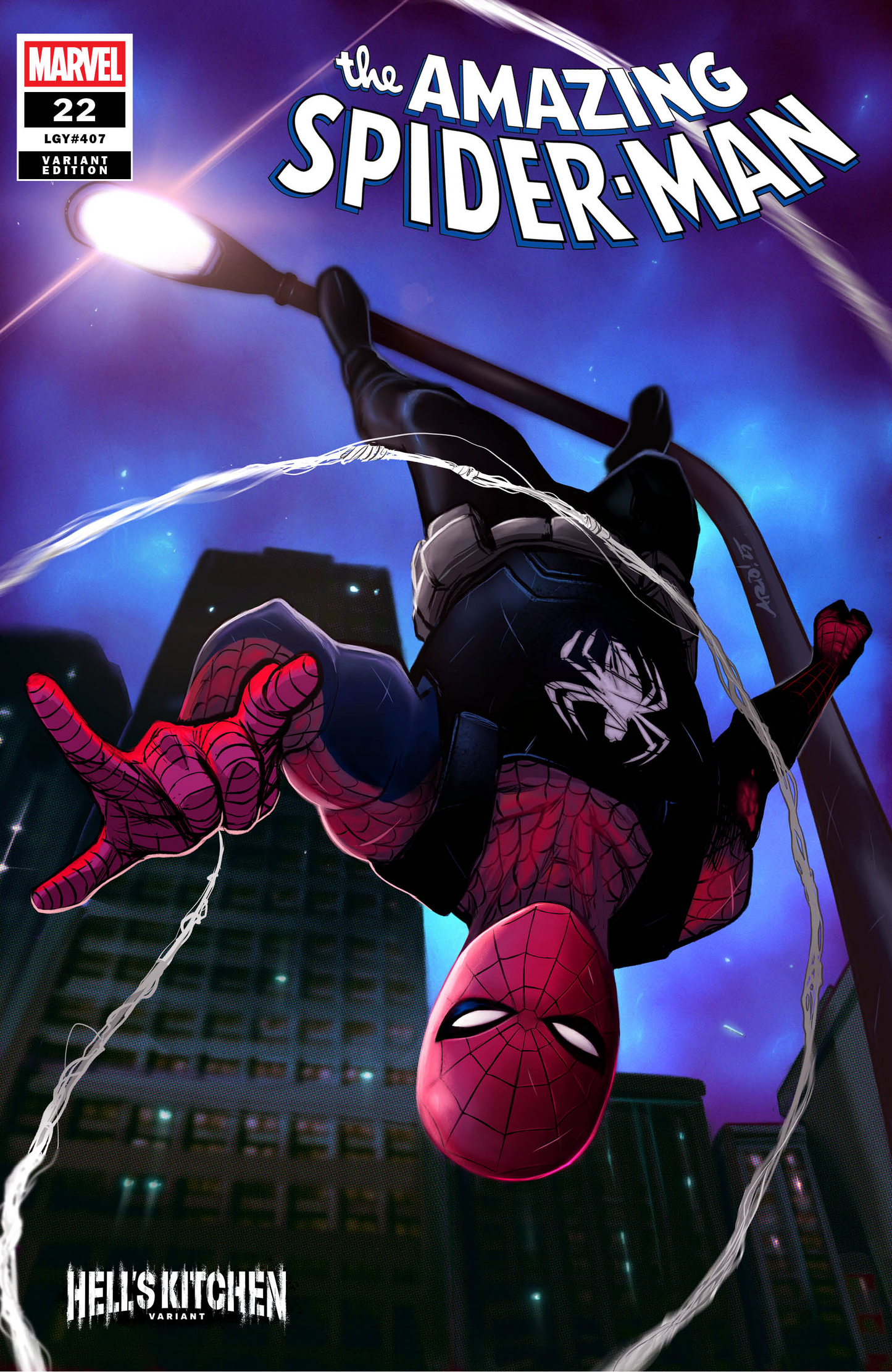AMAZING SPIDER-MAN #22 ARIO ANINDITO HELL'S KITCHEN VARIANT (2/18/2026)