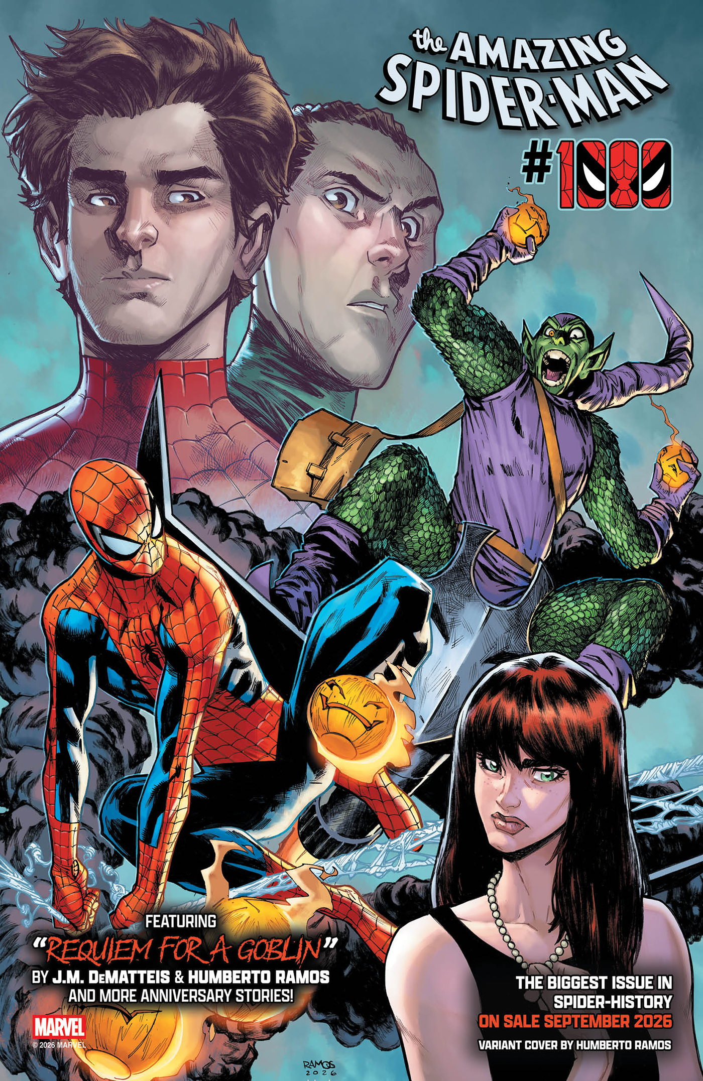 AMAZING SPIDER-MAN #1000 HUMBERTO RAMOS VARIANT (9/30/2026)