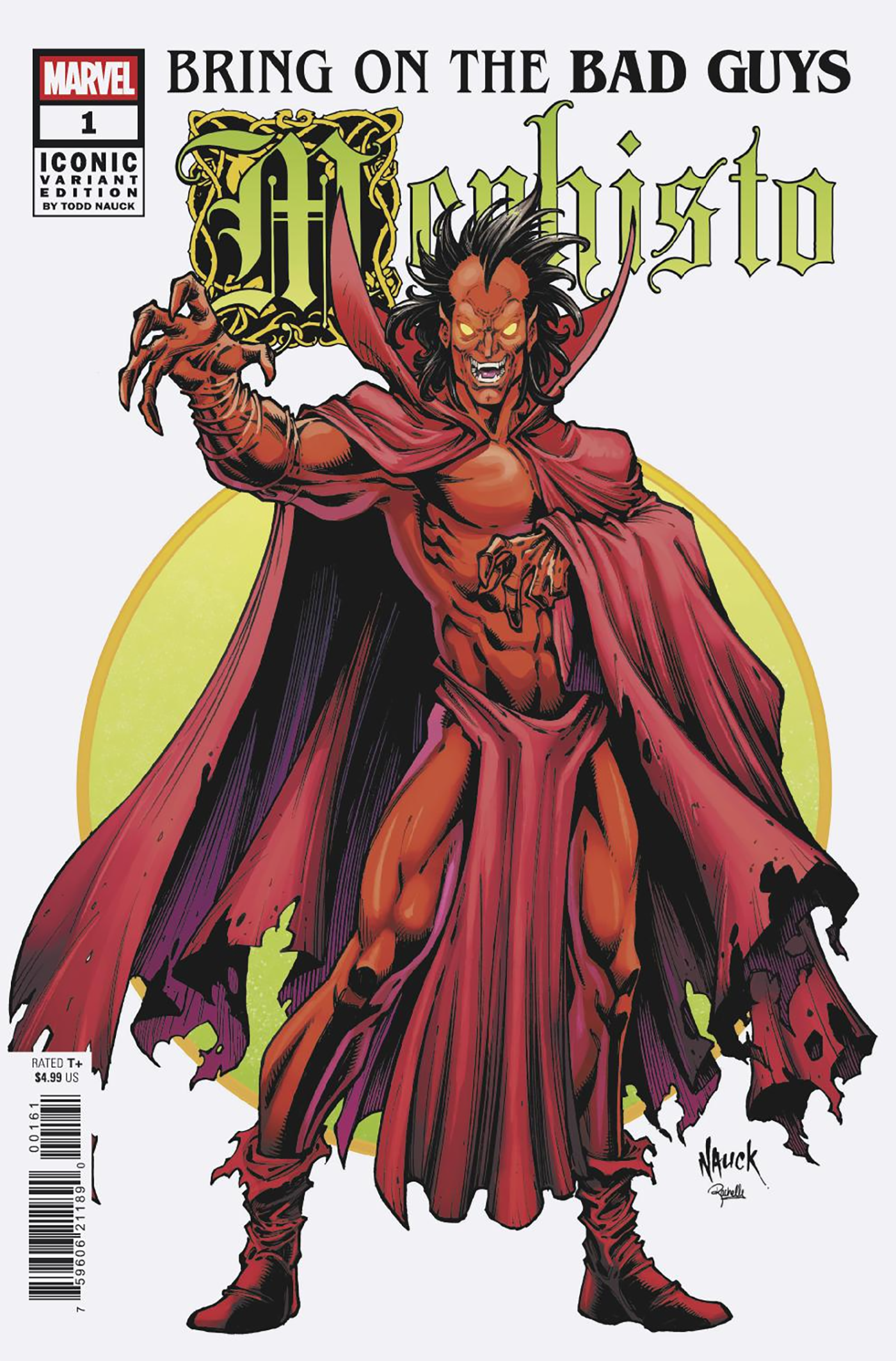BRING ON THE BAD GUYS: MEPHISTO #1 TODD NAUCK ICONIC VARIANT (8/27/2025)