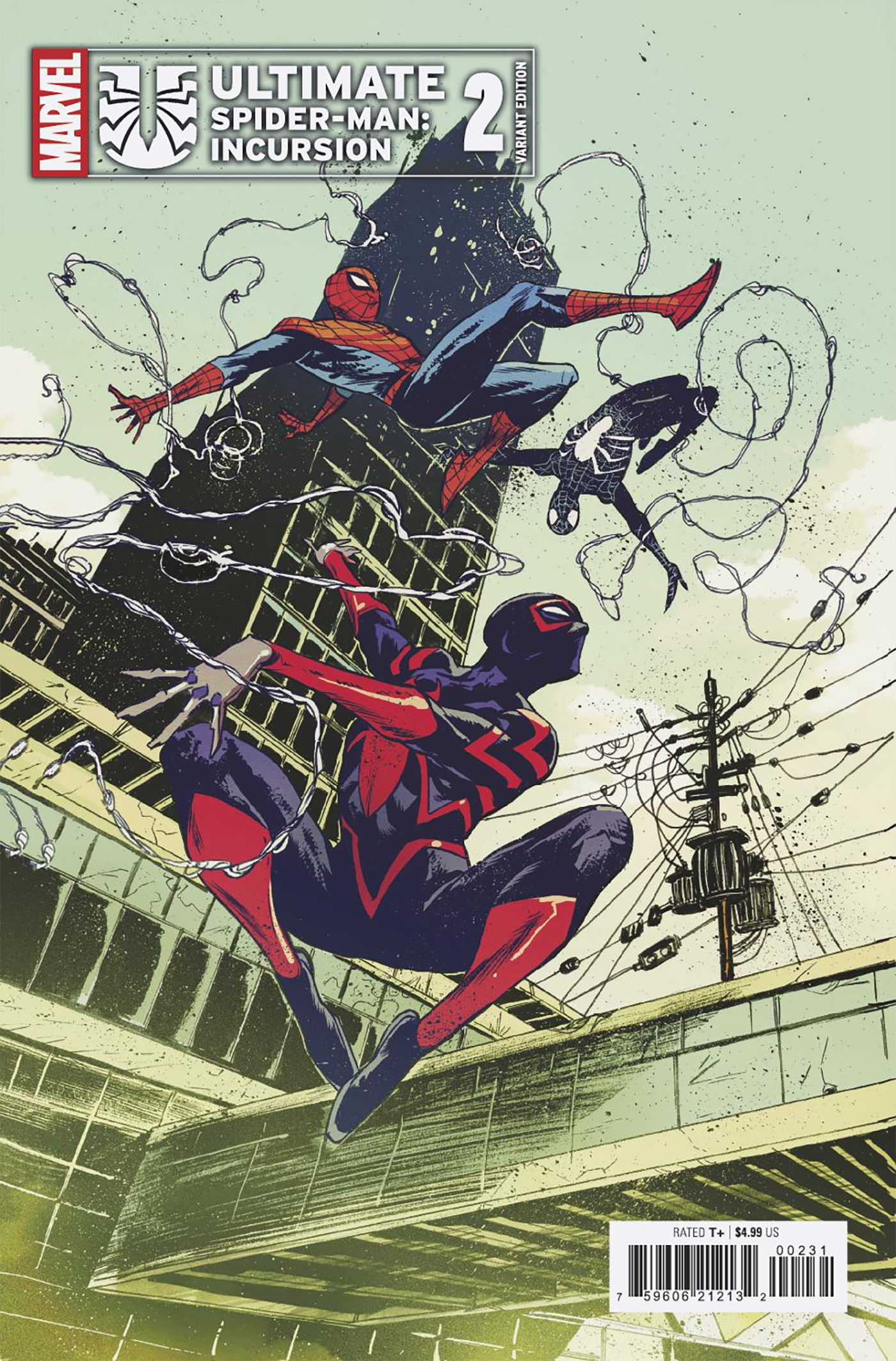 ULTIMATE SPIDER-MAN: INCURSION #2 SANFORD GREENE VARIANT (7/9/2025)