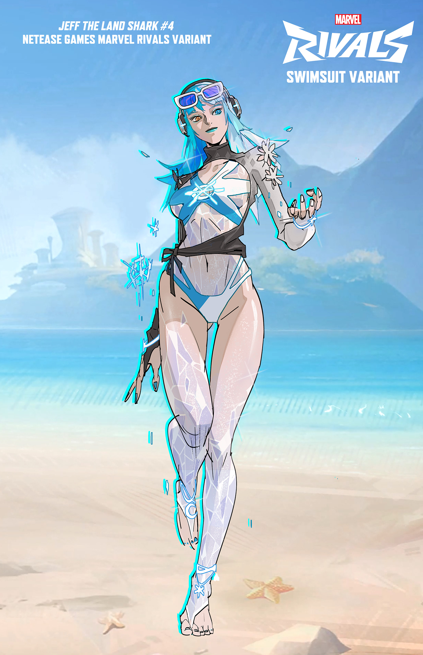 JEFF THE LAND SHARK #4 NETEASE GAMES MARVEL RIVALS VARIANT (9/24/2025)