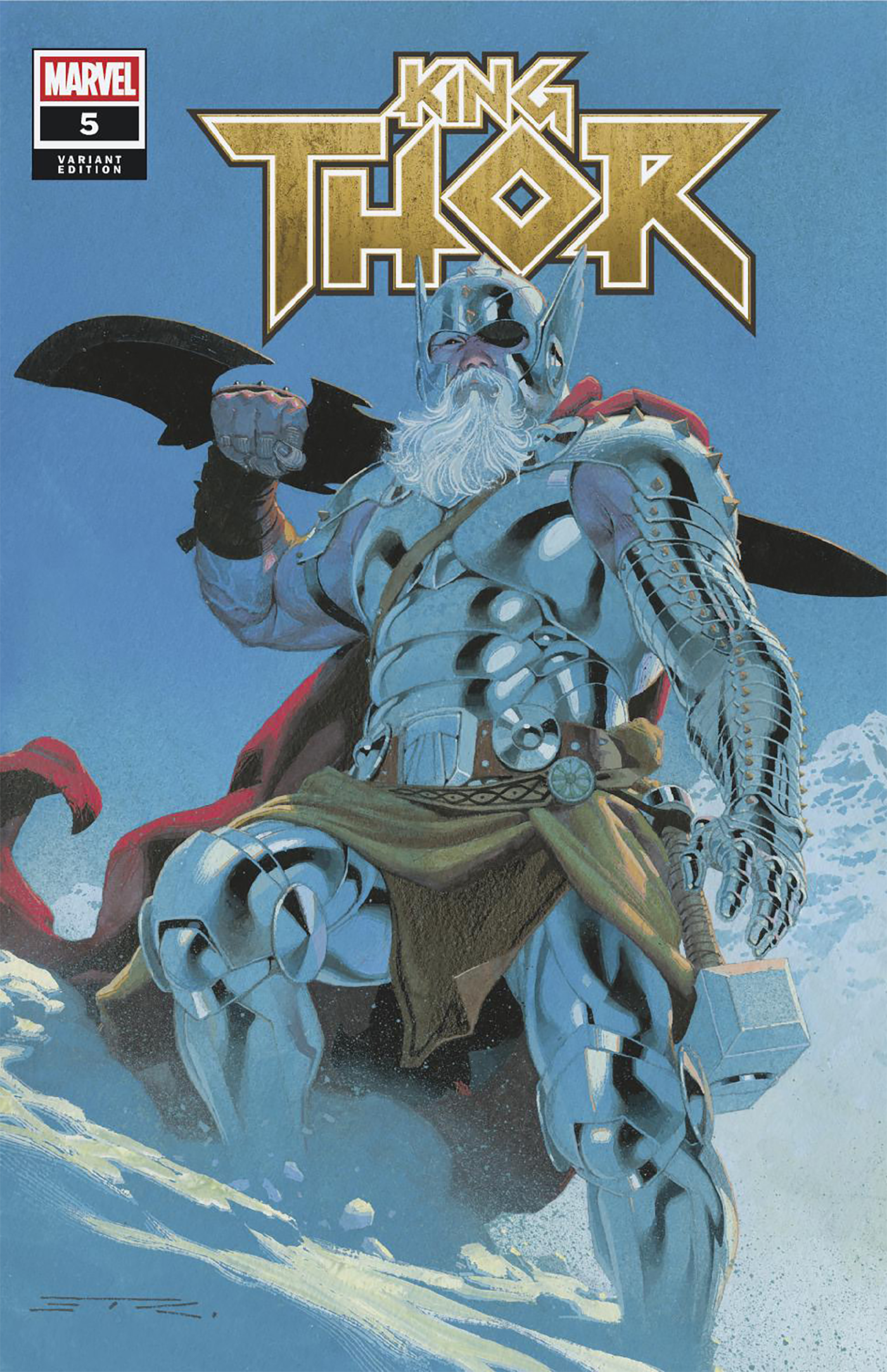 BATTLEWORLD #4 ESAD RIBIC KING THOR VARIANT (12/17/2025)
