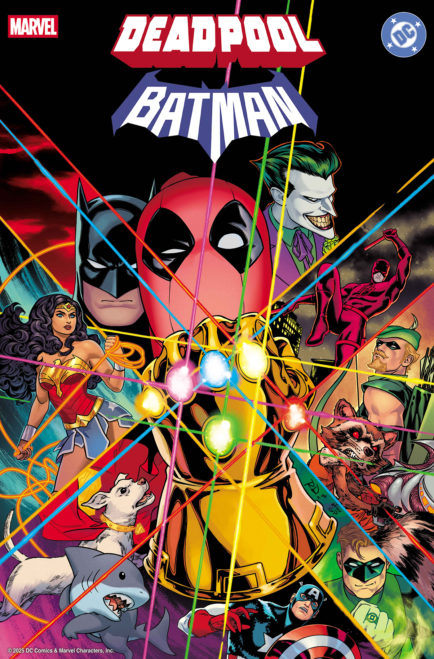 MARVEL/DC: DEADPOOL/BATMAN #1 RUSSELL DAUTERMAN HOMAGE VARIANT (9/17/2025)