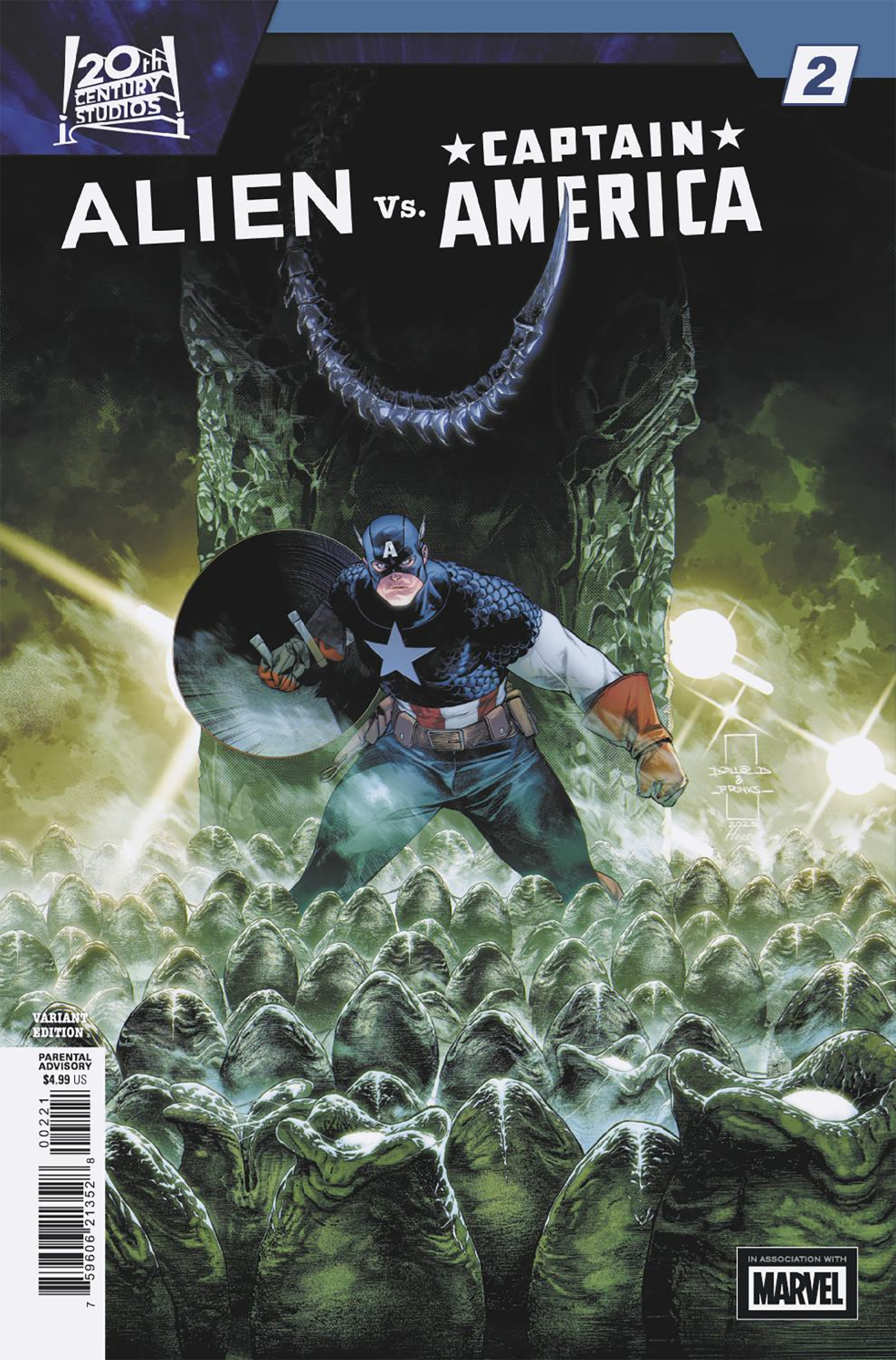 ALIEN VS. CAPTAIN AMERICA #2 DIAZALPIZAR VARIANT (12/17/2025)