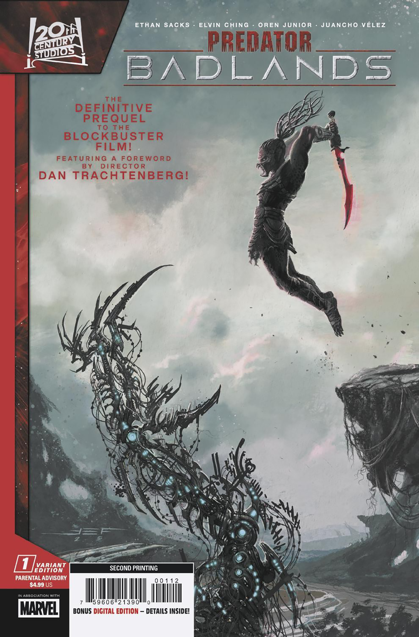 PREDATOR: BADLANDS #1 JUAN FERREYRA 2ND PRINTING VARIANT (1/14/2026)