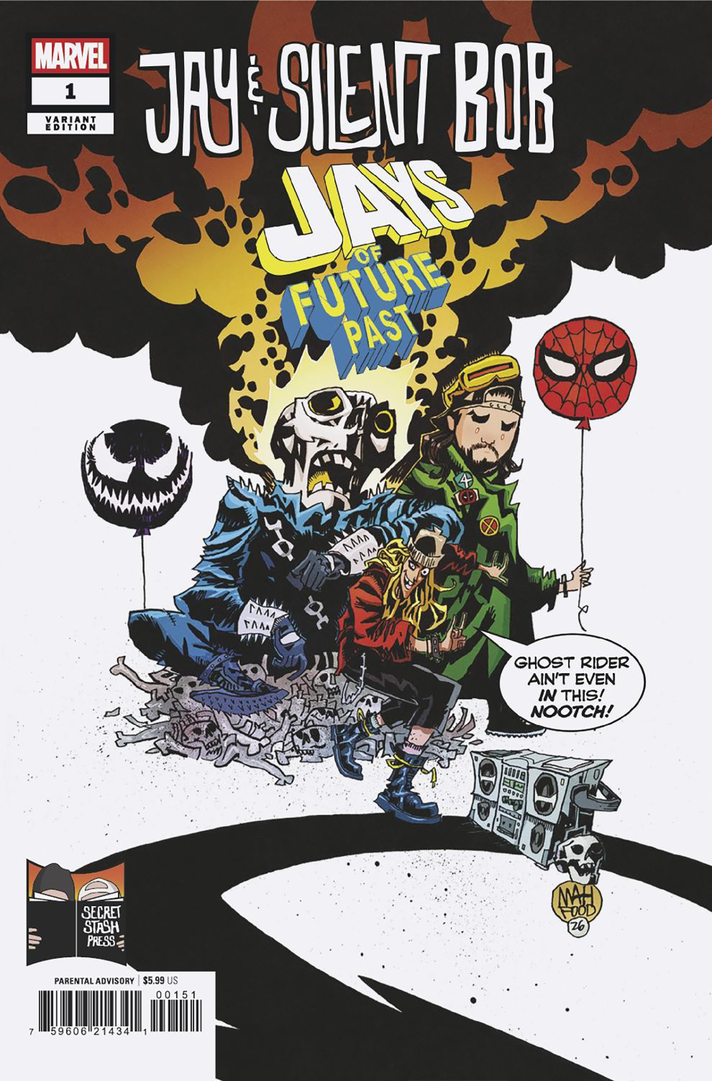 JAY & SILENT BOB: JAYS OF FUTURE PAST #1 JIM MAHFOOD VARIANT (6/10/2026)