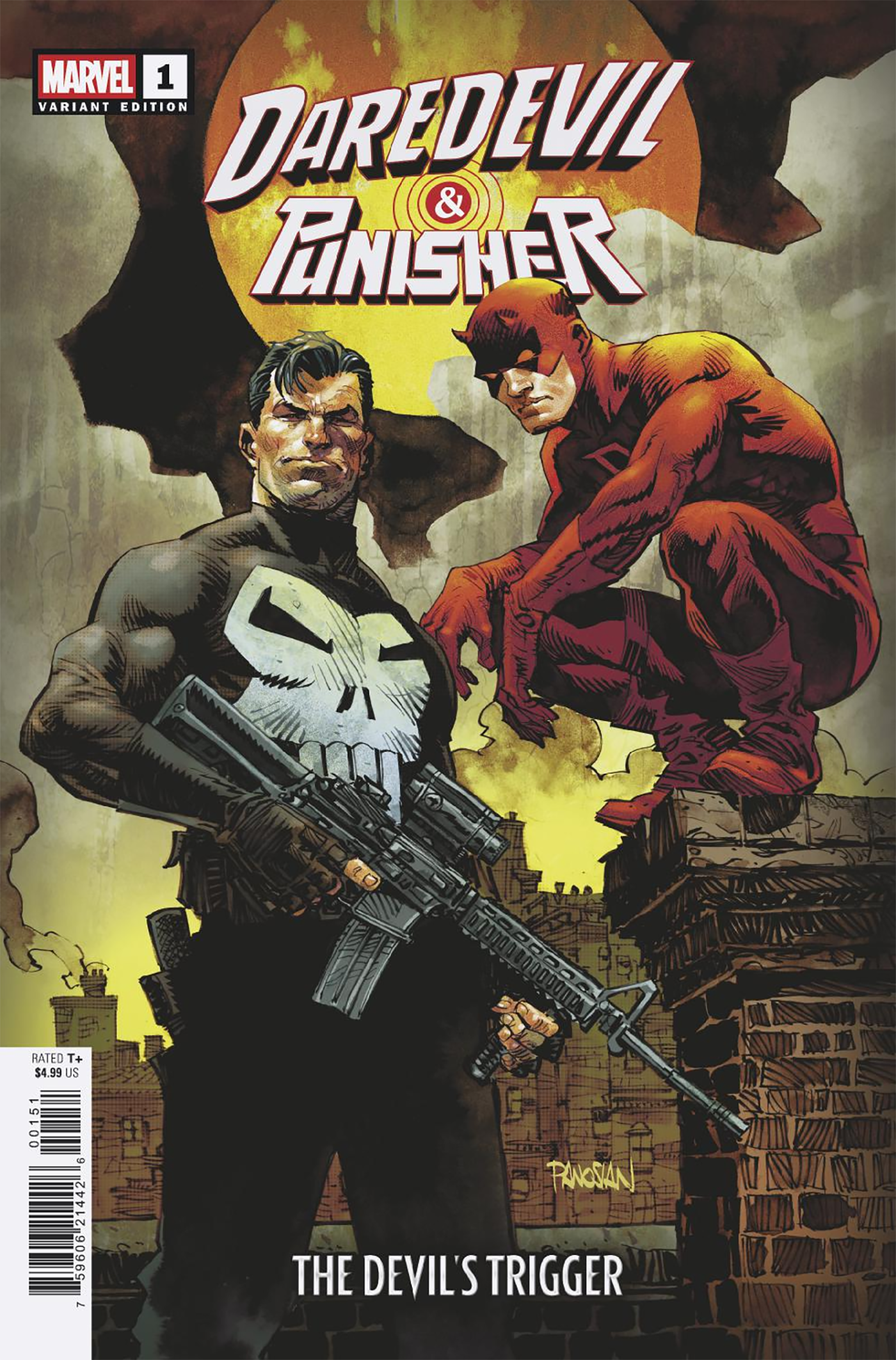 DAREDEVIL/PUNISHER: THE DEVIL'S TRIGGER #1 DAN PANOSIAN VARIANT (11/26/2025)