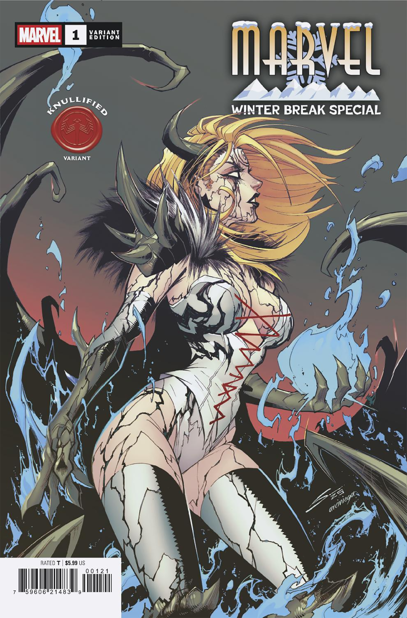MARVEL WINTER BREAK SPECIAL #1 GERARDO SANDOVAL KNULLIFIED VARIANT (12/24/2025)