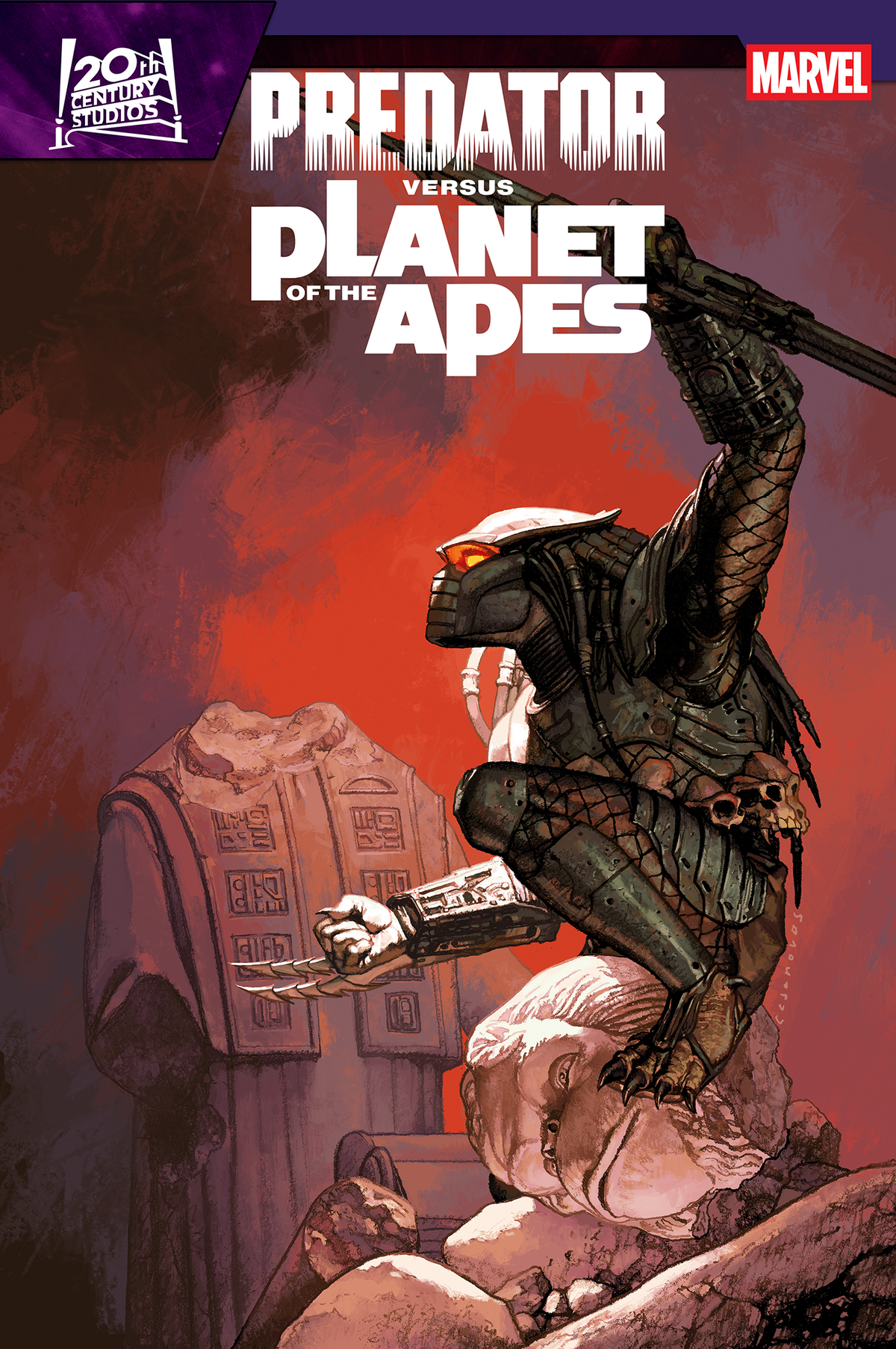 PREDATOR VS. THE PLANET OF THE APES #3 JOSEMARIA CASANOVAS VARIANT (9/30/2026)