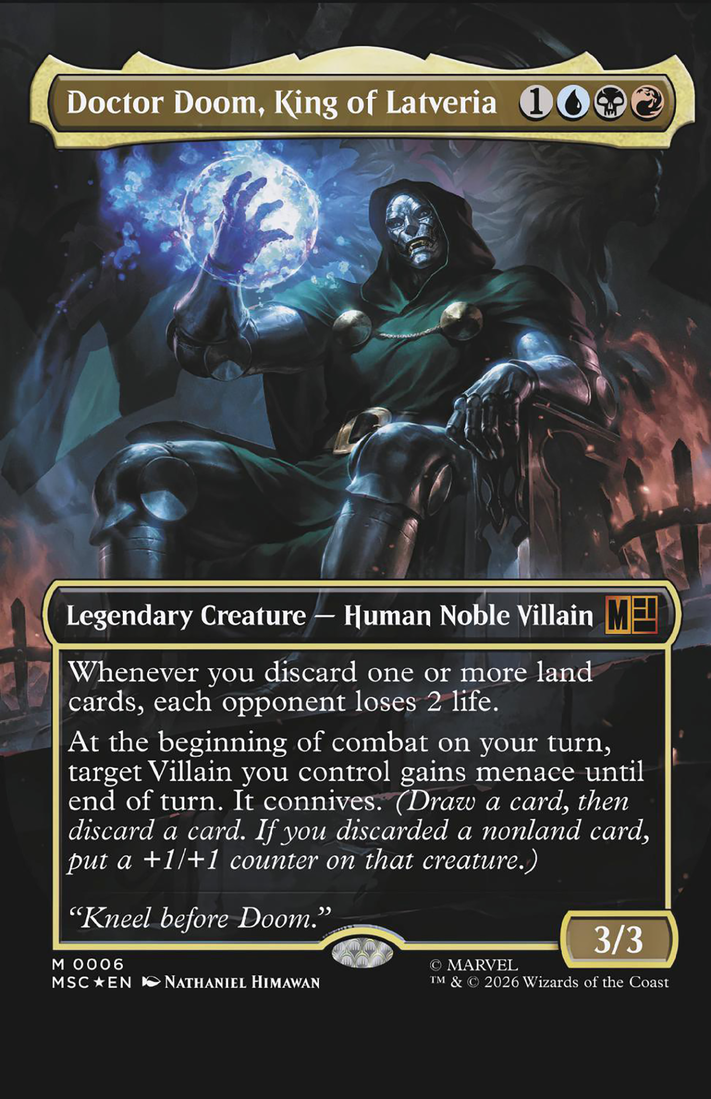 DOOMQUEST #2 CLASSIFIED ARTIST MAGIC: THE GATHERING VARIANT (6/24/2026)