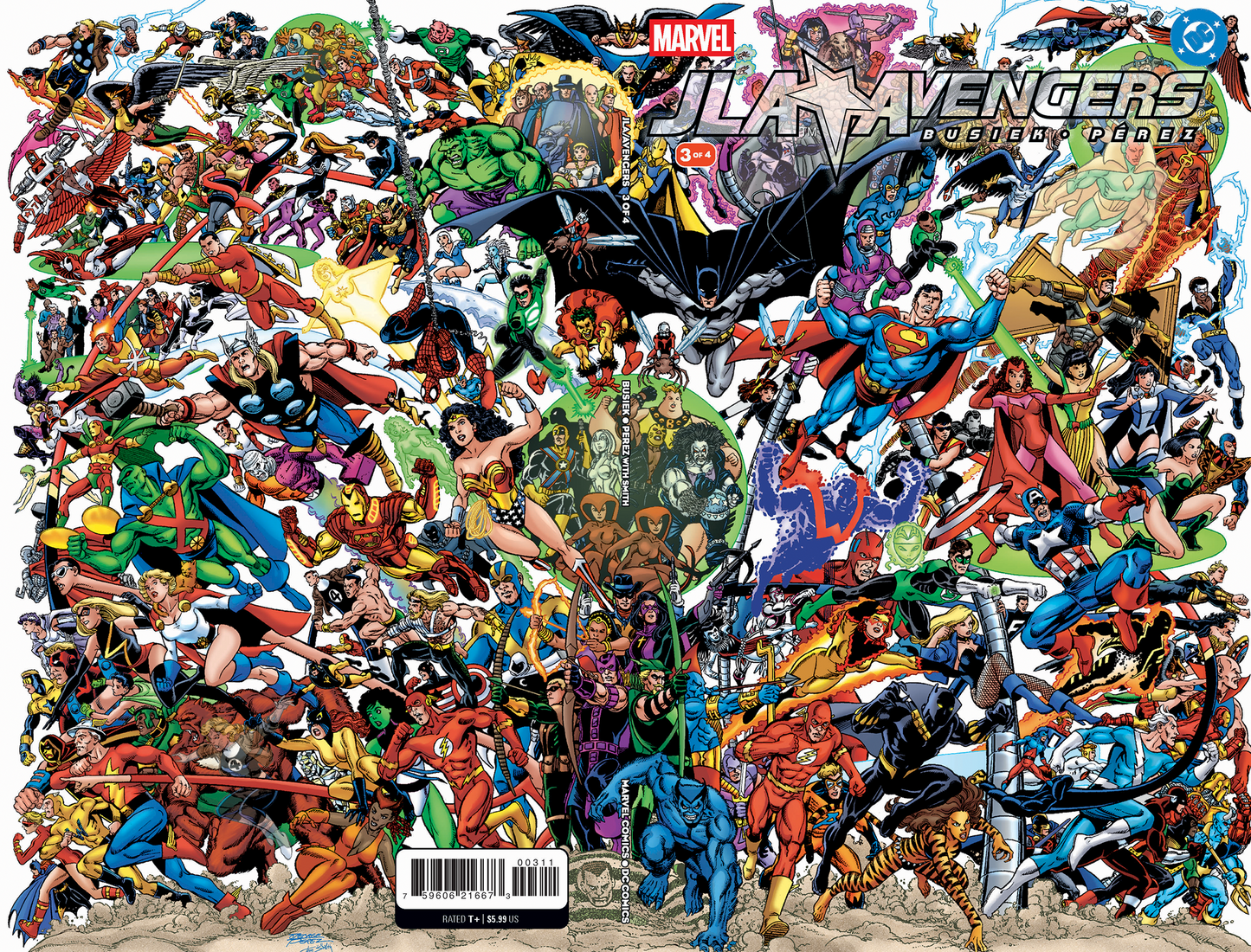 JLA/AVENGERS #3 FACSIMILE EDITION WRAPAROUND COVER (7/22/2026)