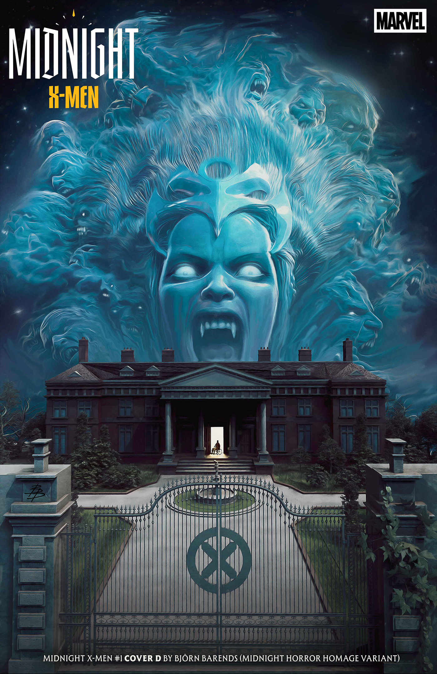 MIDNIGHT X-MEN #1 COVER D BJORN BARENDS MIDNIGHT HORROR HOMAGE VARIANT (10/7/2026)