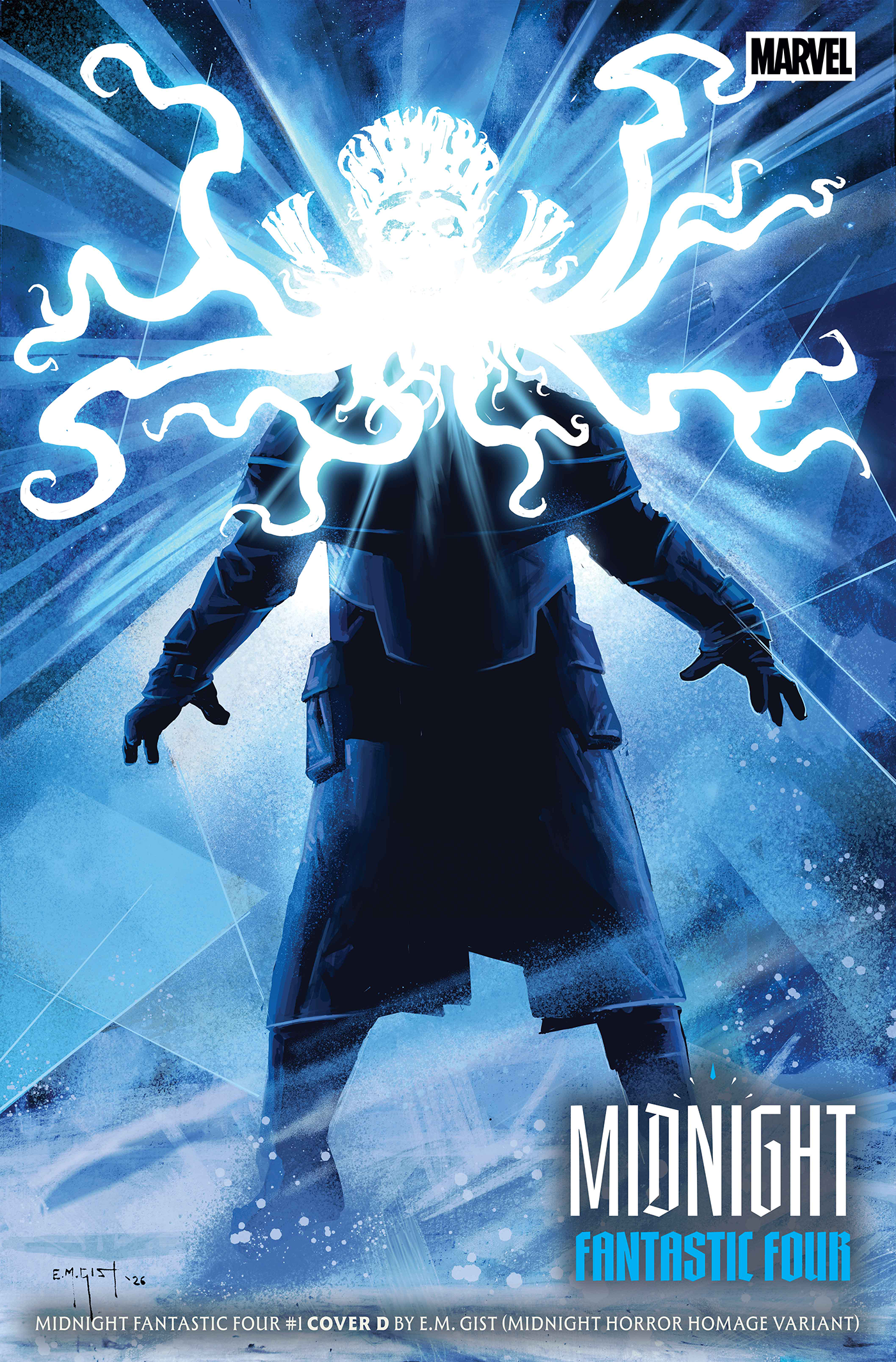 MIDNIGHT FANTASTIC FOUR #1 COVER D E.M. GIST MIDNIGHT HORROR HOMAGE VARIANT (10/7/2026)