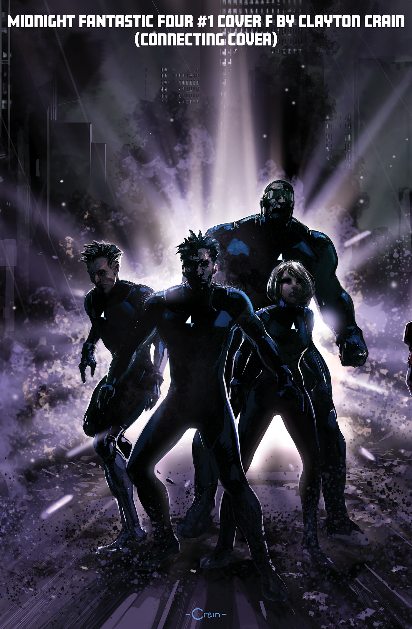 MIDNIGHT FANTASTIC FOUR #1 COVER F CLAYTON CRAIN 3-PART CONNECTING VARIANT (10/7/2026)