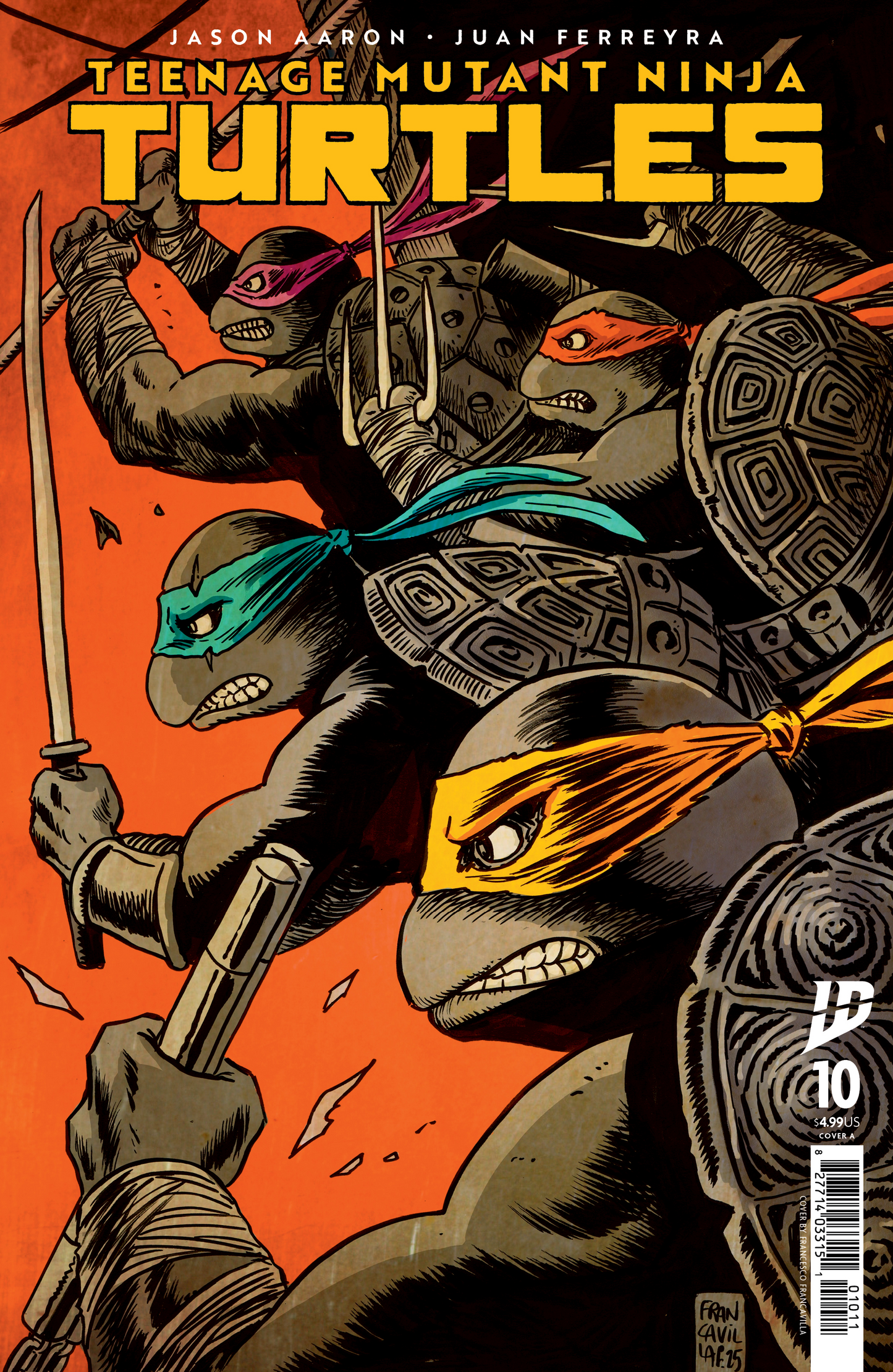 Teenage Mutant Ninja Turtles #10 Variant D (Francavilla) (7/16/2025)