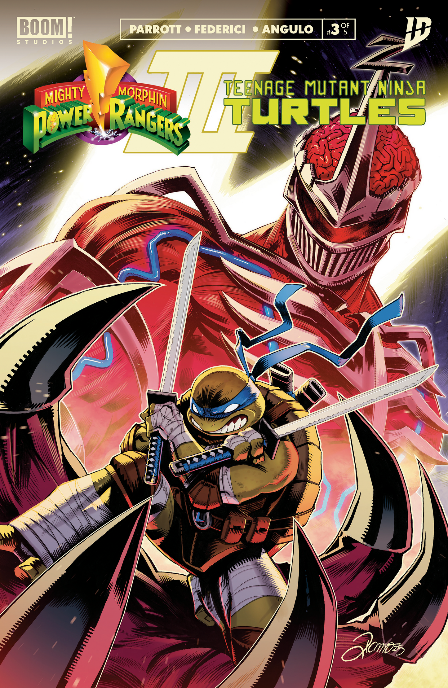Mighty Morphin Power Rangers/Teenage Mutant Ninja Turtles III #3 A Main (Dressed, Zonno) (11/19/2025)