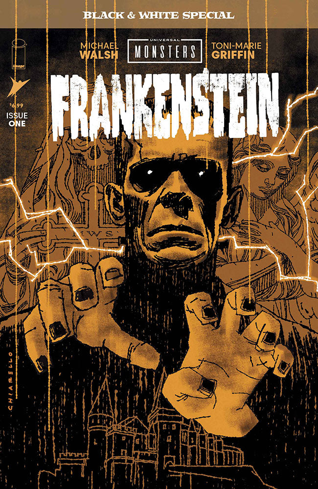 UNIVERSAL MONSTERS FRANKENSTEIN B&W SPECIAL #1 (OF 2) CVR B MARK CHIARELLO VAR (10/14/2026)