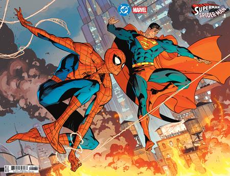 DC MARVEL SUPERMAN SPIDER-MAN #1 (ONE SHOT) CVR X JORGE JIMENEZ WRAPAROUND CARD STOCK VAR (3/25/2026)