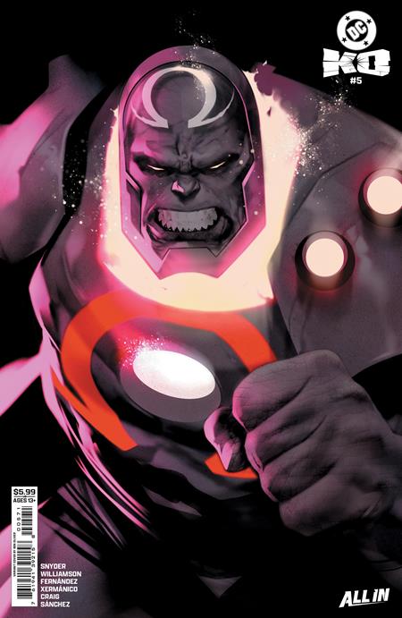 DC K.O. #5 (OF 5) CVR F BEN OLIVER FACE-OFF CARD STOCK VAR (3/4/2026)