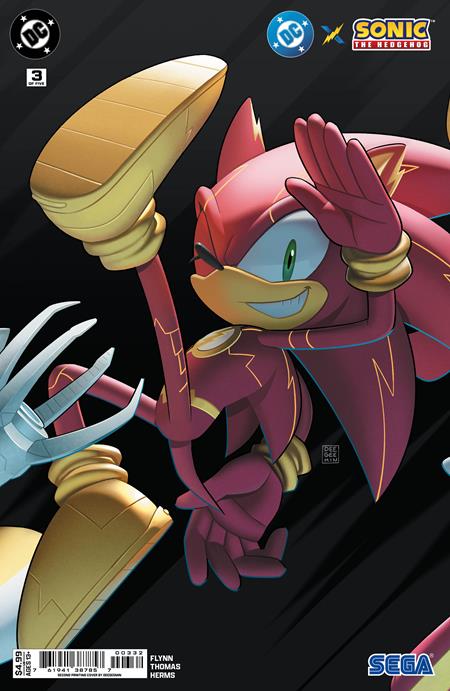 DC X SONIC THE HEDGEHOG #3 (OF 5) Second Printing Deegeemin Connecting (4/29/2026)