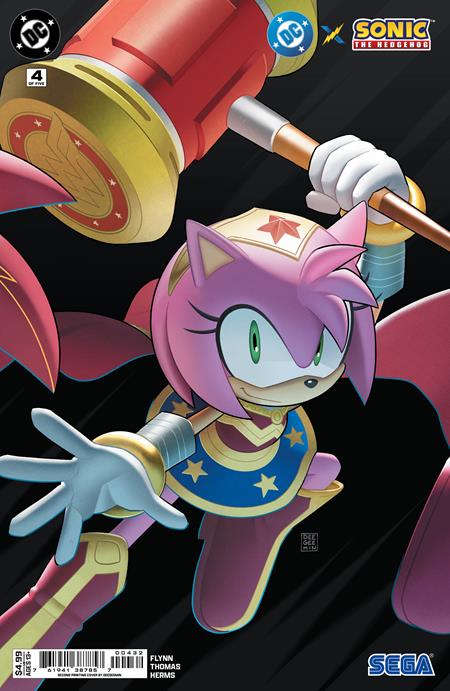 DC X SONIC THE HEDGEHOG #4 (OF 5) Second Printing Deegeemin Connecting (4/29/2026)