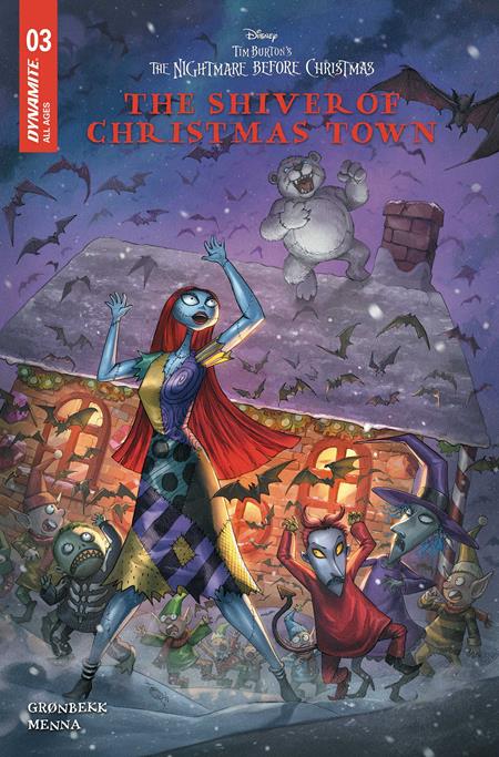 TIM BURTONS THE NIGHTMARE BEFORE CHRISTMAS THE SHIVER OF CHRISTMAS TOWN #3 CVR C ALAN QUAH VAR (3/4/2026)