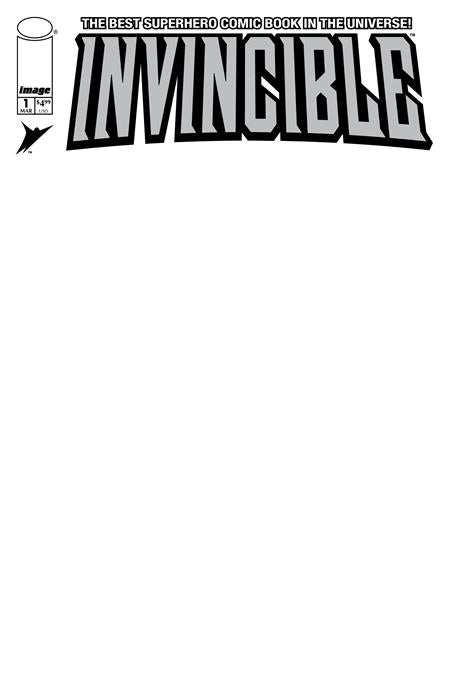 INVINCIBLE FOIL EDITION #1 REPRINT CVR D BLANK SKETCH VAR (3/11/2026)