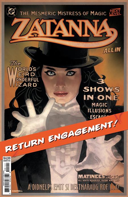 ZATANNA (2026) #1 CVR C ADAM HUGHES CARD STOCK VAR (4/29/2026)