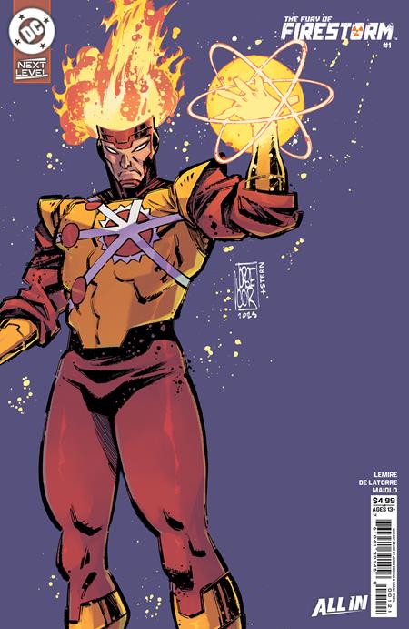 FURY OF FIRESTORM #1 (OF 6) CVR D JORGE CORONA NEXT LEVEL CARD STOCK VAR (4/8/2026)