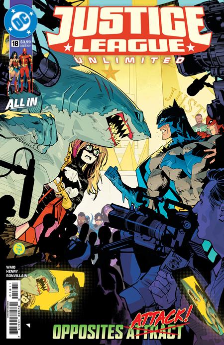 JUSTICE LEAGUE UNLIMITED #18 CVR A DAN MORA (DC K.O.) (4/22/2026)