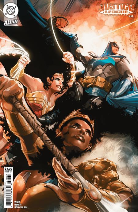 JUSTICE LEAGUE UNLIMITED #18 CVR C DON AGUILLO CARD STOCK VAR (DC K.O.) (4/22/2026)