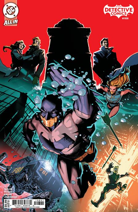 DETECTIVE COMICS #1108 CVR D PETE WOODS THINGS TO COME CARD STOCK VAR (4/22/2026)