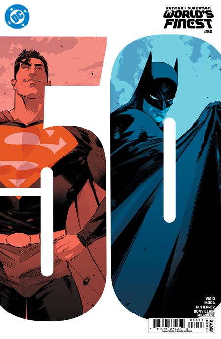 BATMAN SUPERMAN WORLDS FINEST #50 CVR E ADRIAN GUTIERREZ CARD STOCK VAR  (4/1/2026)