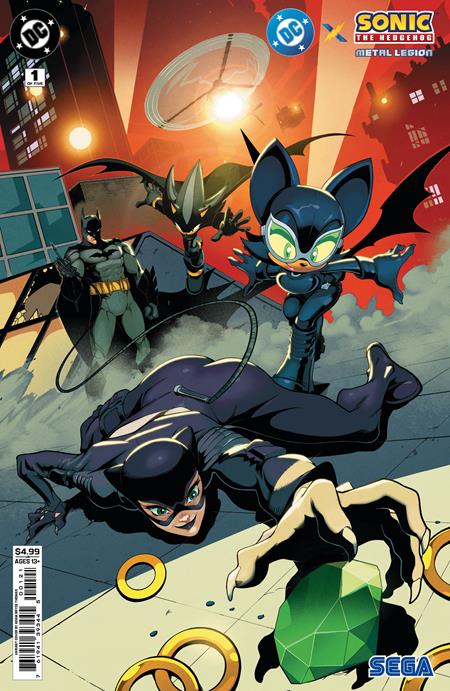 DC X SONIC THE HEDGEHOG THE METAL LEGION #1 (OF 5) CVR B ADAM BRYCE THOMAS CARD STOCK VAR (5/6/2026)