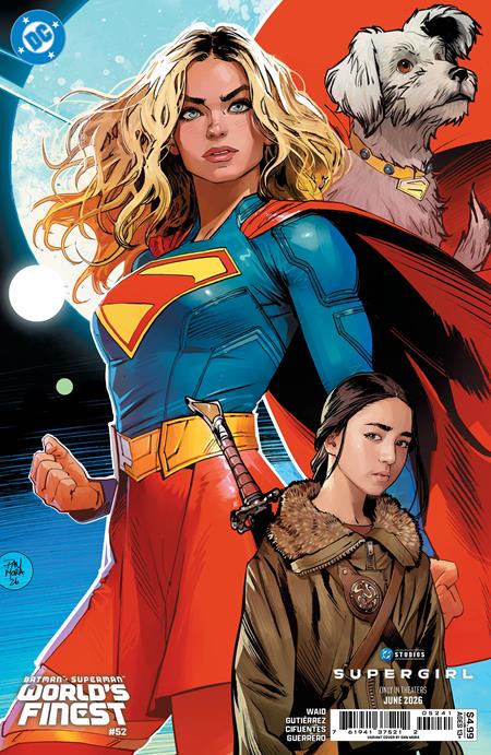 BATMAN SUPERMAN WORLDS FINEST #52 CVR D DAN MORA SUPERGIRL MOVIE CARD STOCK VAR (6/17/2026)