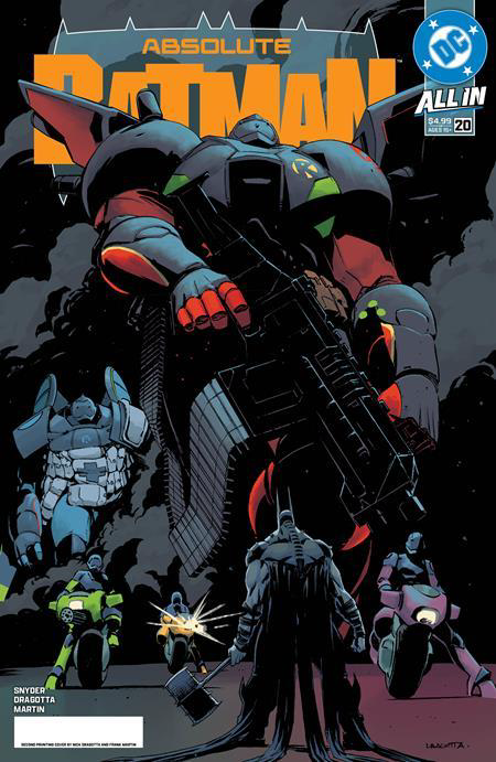 ABSOLUTE BATMAN #20 Cvr A Nick Dragotta Second Printing (6/3/2026)
