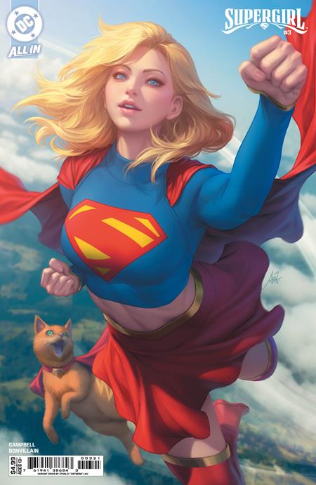 SUPERGIRL #3 CVR B STANLEY ARTGERM LAU CARD STOCK VAR (7/9/2025)