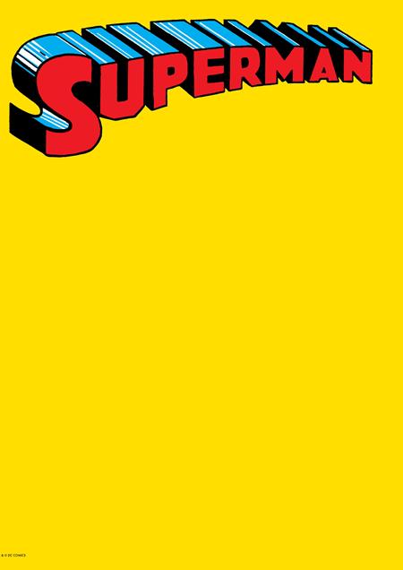 SUPERMAN #1 FACSIMILE EDITION CVR C BLANK VAR (7/30/2025)
