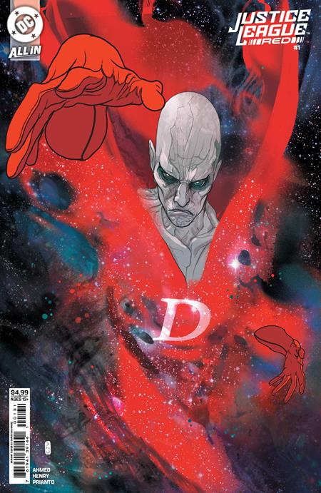 JUSTICE LEAGUE RED #1 (OF 6) CVR C CHRISTIAN WARD CARD STOCK VAR (8/20/2025)