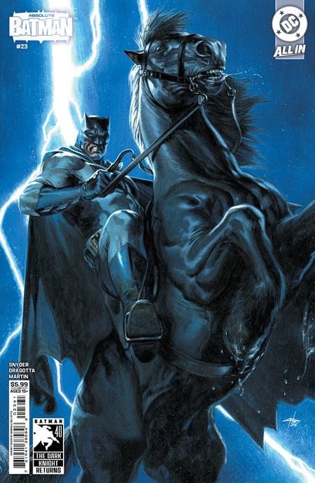 ABSOLUTE BATMAN #23 CVR E GABRIELE DELL OTTO DARK KNIGHT RETURNS 40TH ANNIVERSARY CARD STOCK VAR (8/12/2026)