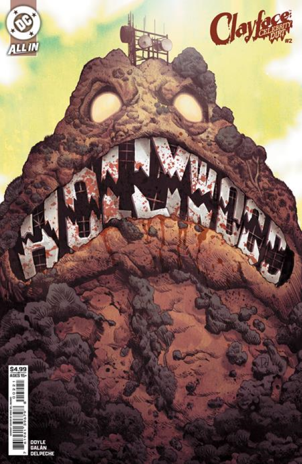 CLAYFACE CELEBRITY DIRT #2 (OF 6) CVR B MIKE DEL MUNDO CARD STOCK VAR (8/12/2026)
